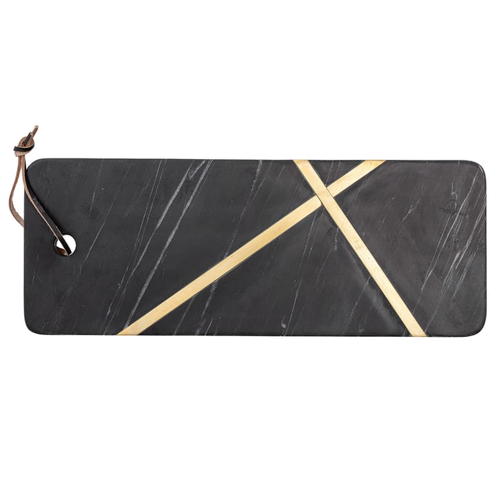 Tabla de cortar mármol Elsi 15,5x40,5 cm, negro Bloomingville