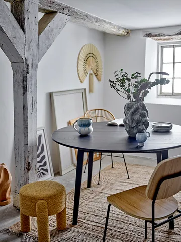 Taburete Bruno Ø42 cm - Amarillo - Bloomingville