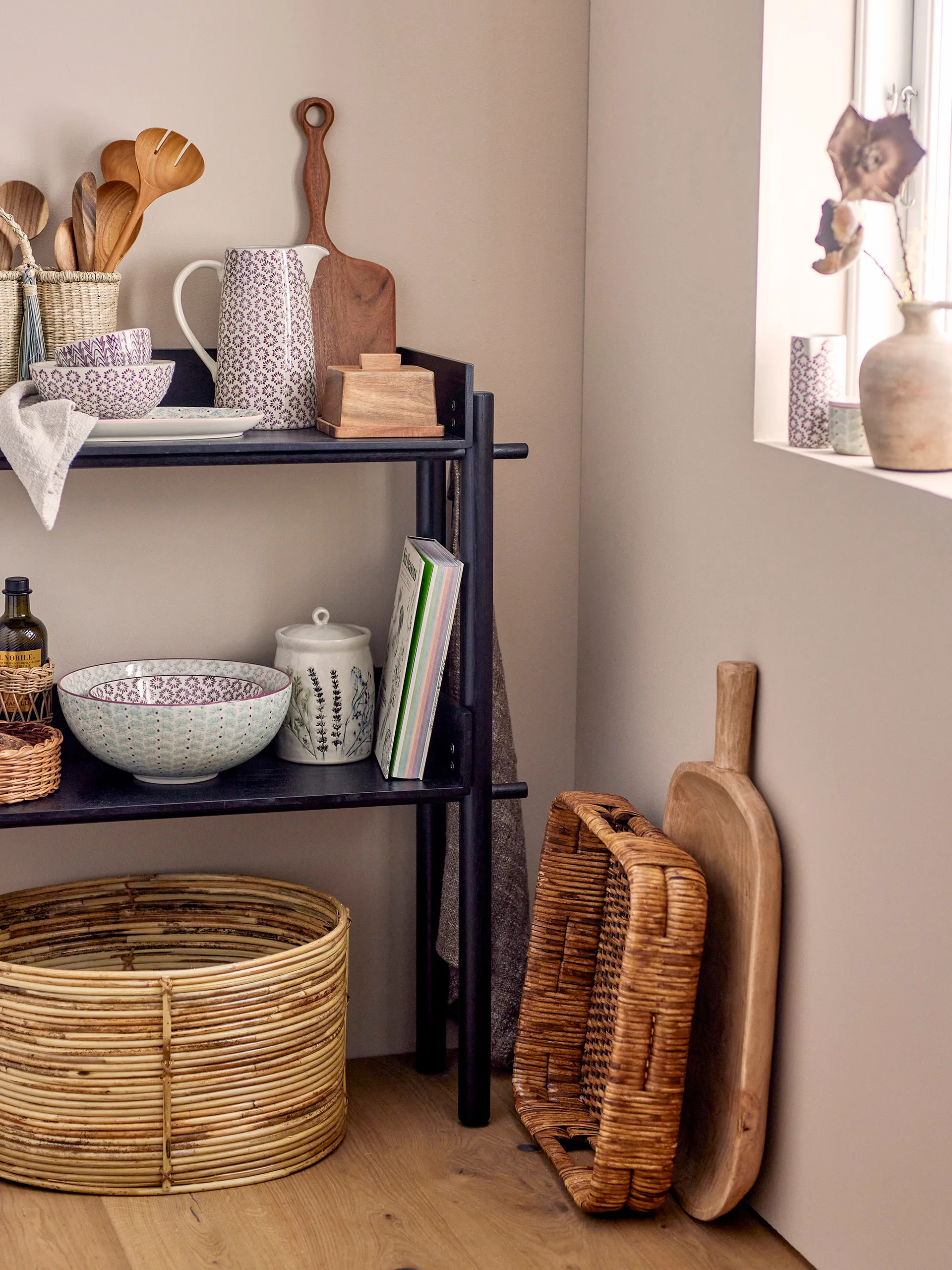 Tarro con tapa Bea, Natur Bloomingville