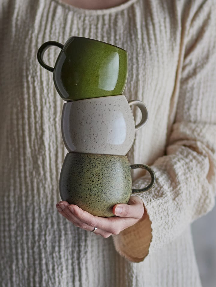Taza Addison 3 piezas, Verde Bloomingville
