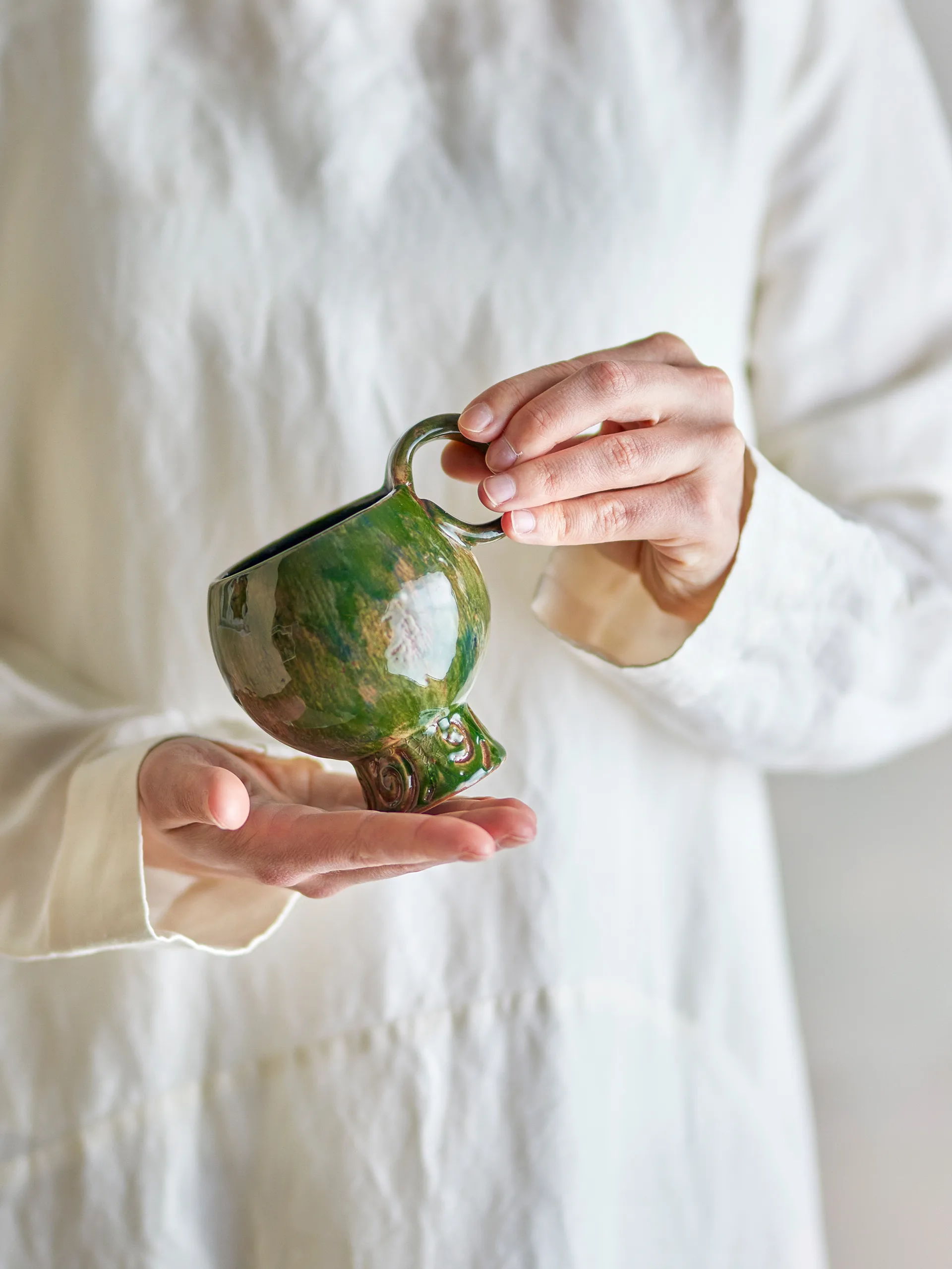 Taza Avonlea, pack de 4, Verde Bloomingville