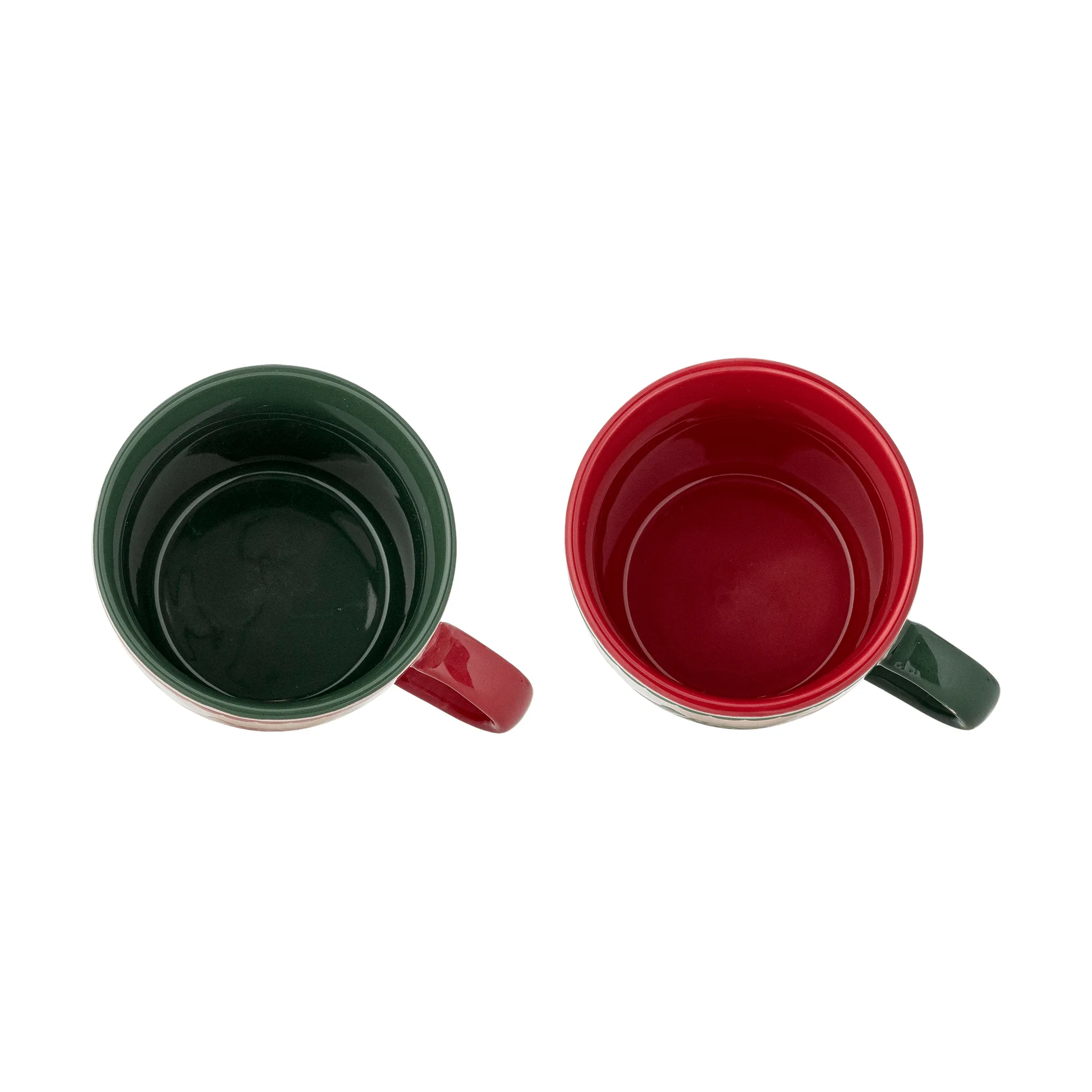 Taza con números, Multicolor, 2 piezas, 30 cl Bloomingville