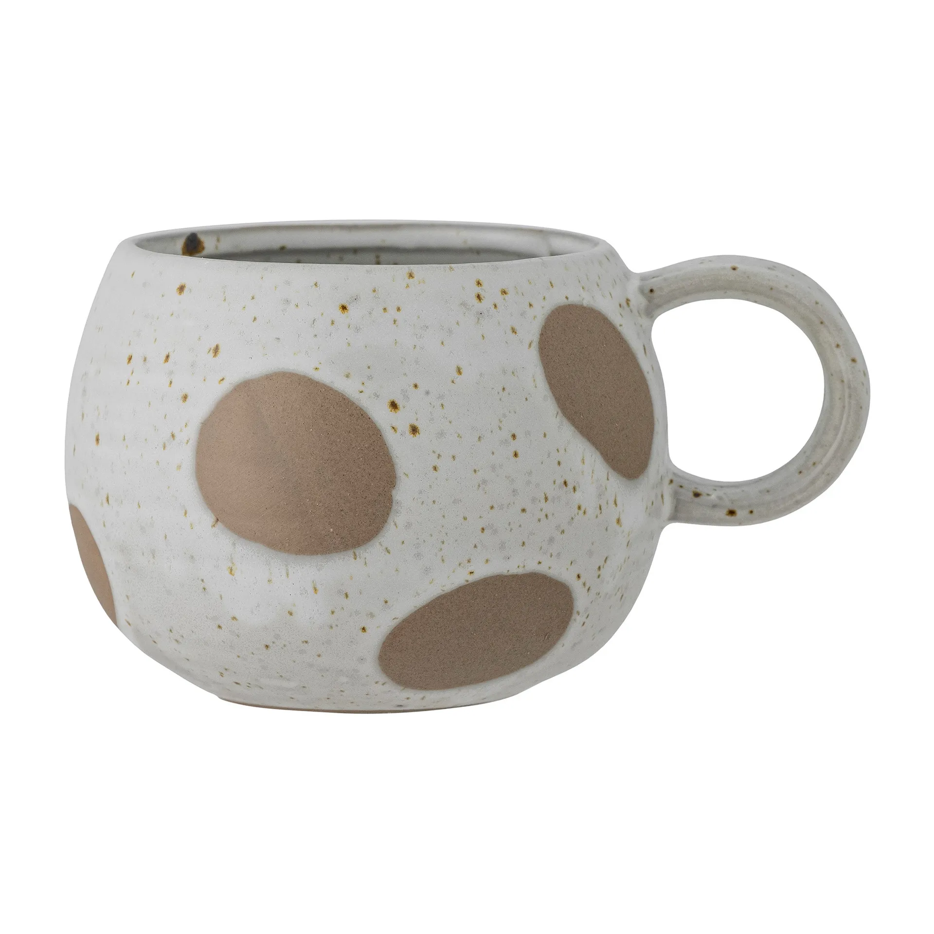 Taza Elia gres 30 cl, marrón Bloomingville