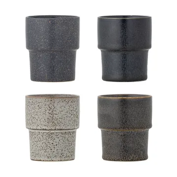 Taza Ewan, pack de 4 - Marrón - Bloomingville