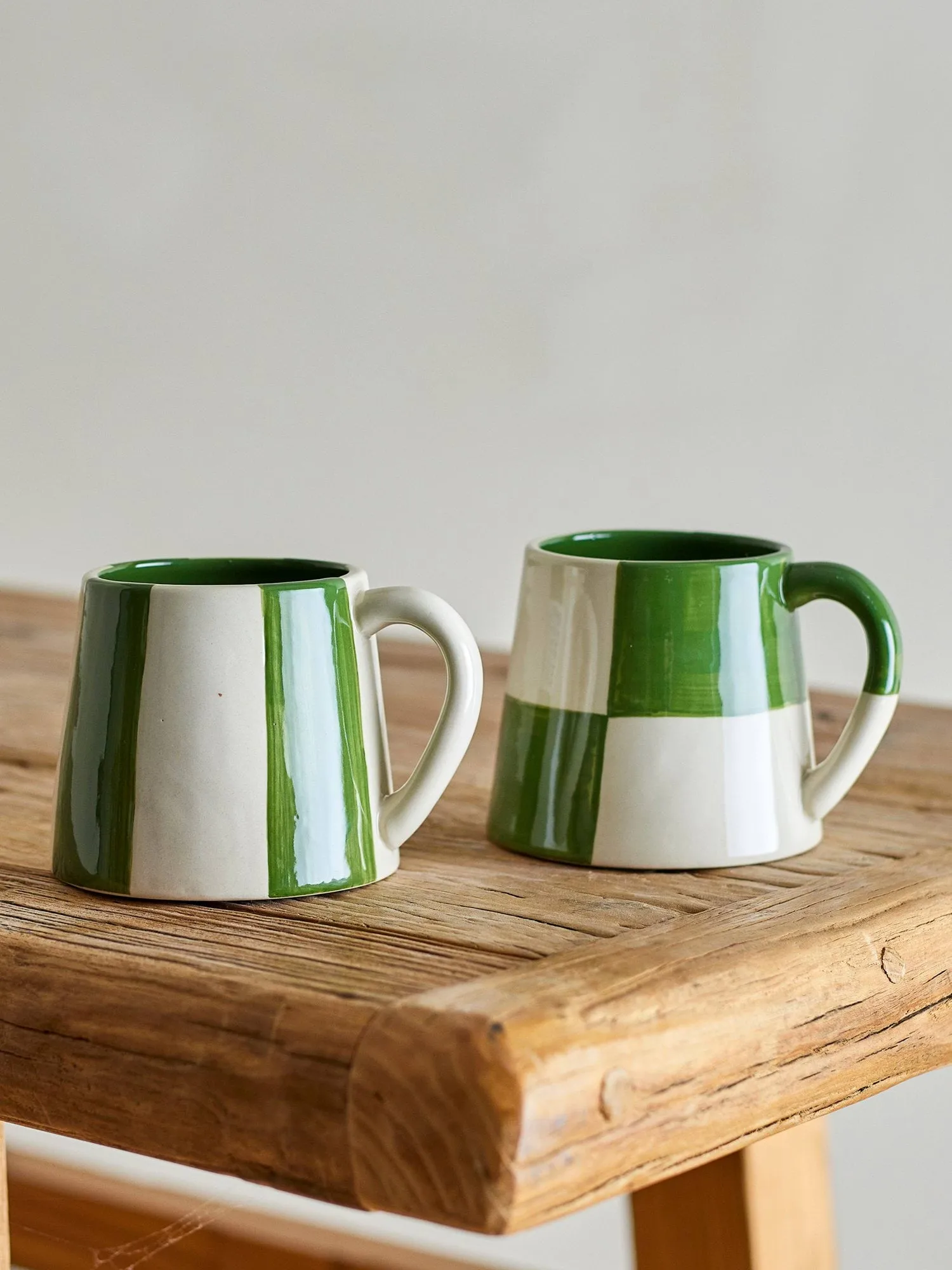 Taza Floki, Green, 4 piezas Bloomingville