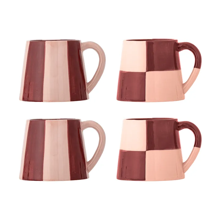 Taza Floki - Rose, 4 piezas - Bloomingville