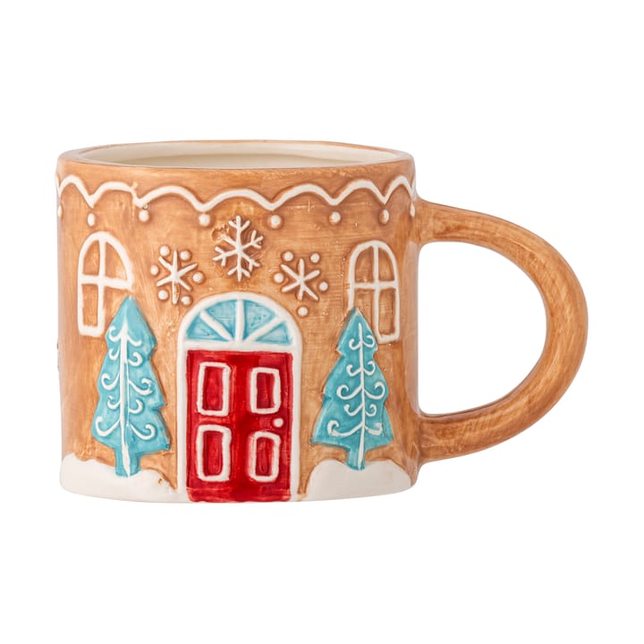 Taza Ginnie 29 cl, Marrón-blanco Bloomingville