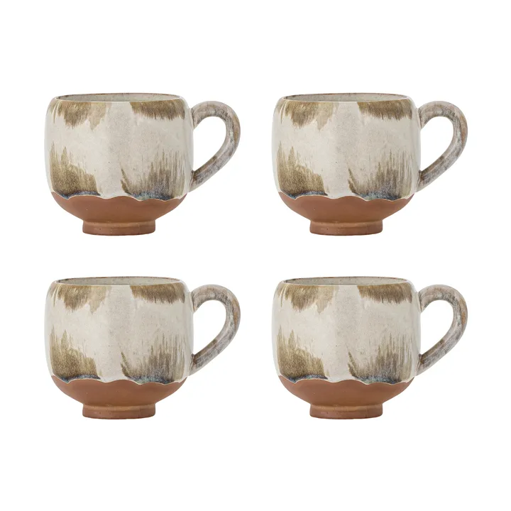 Taza Jade, pack de 4 - Natural - Bloomingville