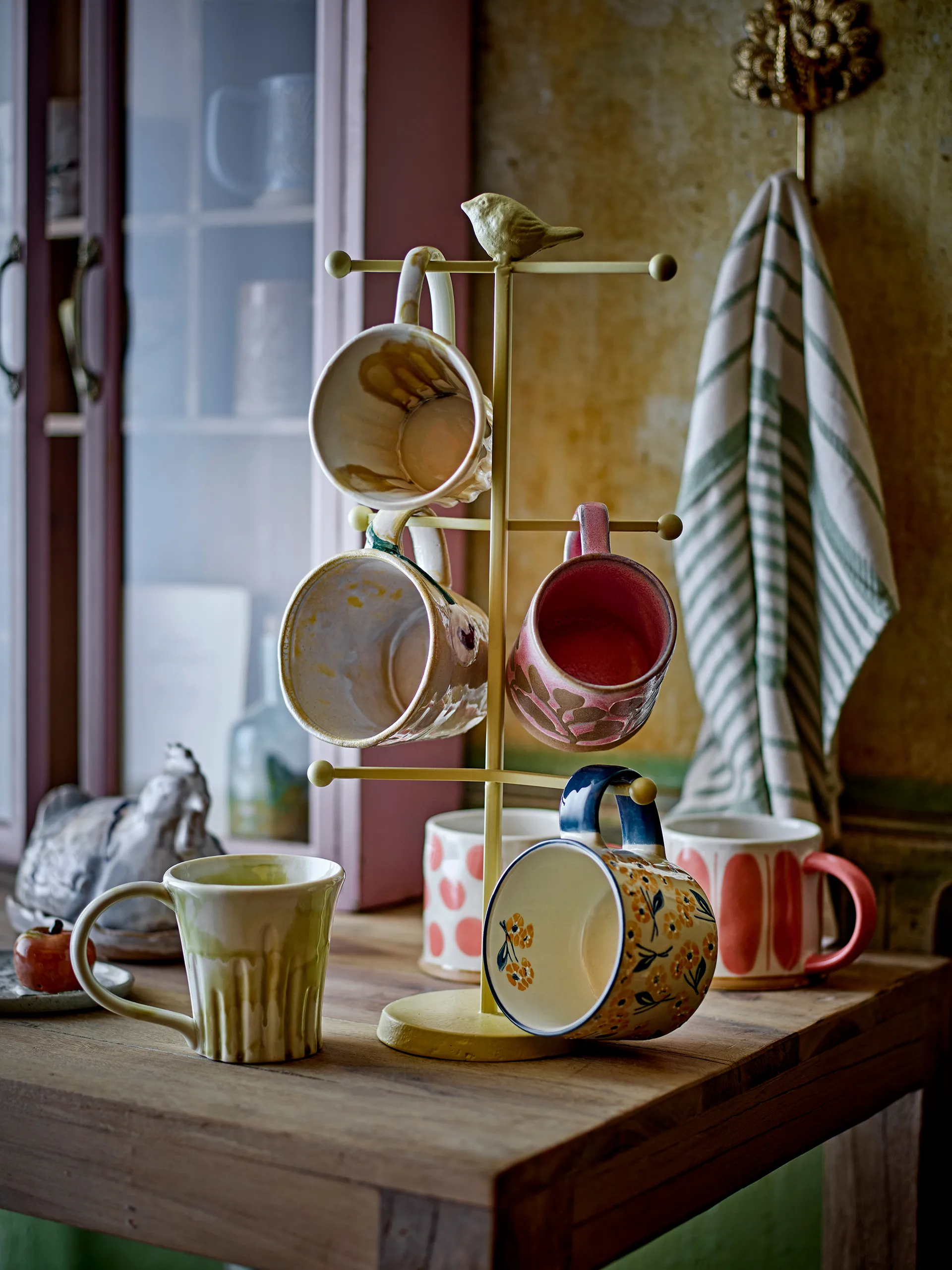 Taza Linora 45 cl, pack de 3, Rosa Bloomingville