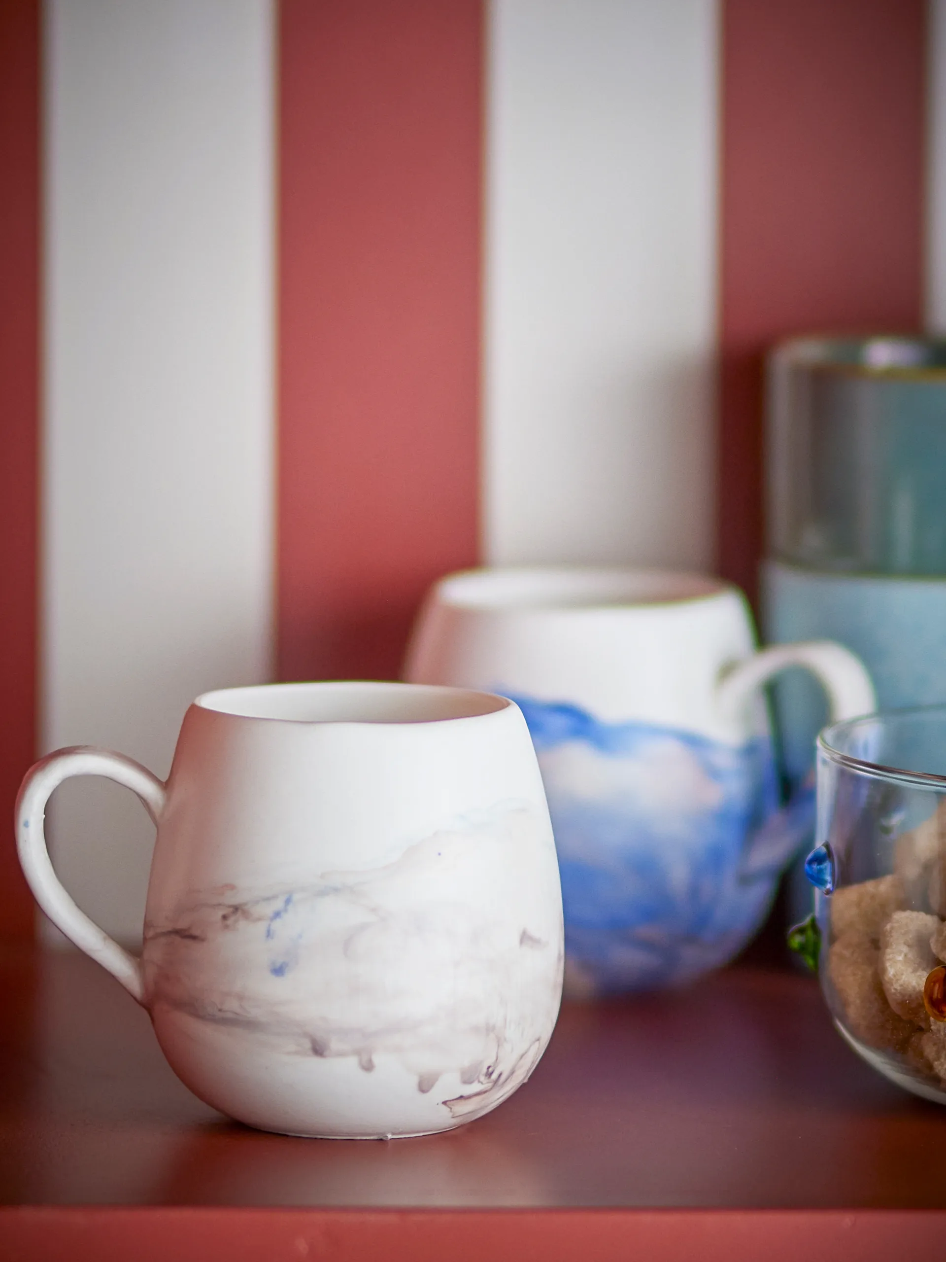 Taza Lyre, pack de 4, Marrón Bloomingville