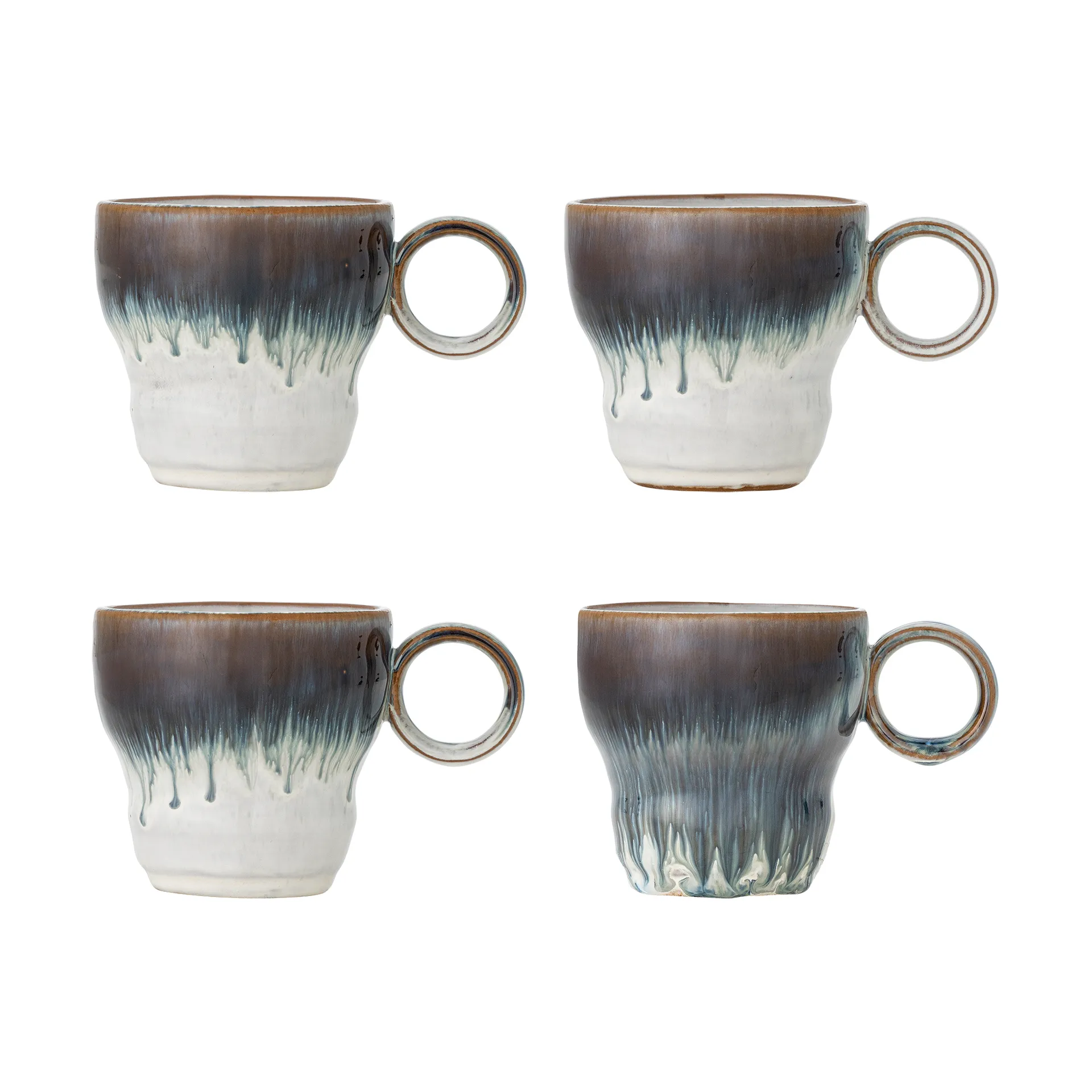 Taza Nigel, pack de 4, Azul Bloomingville