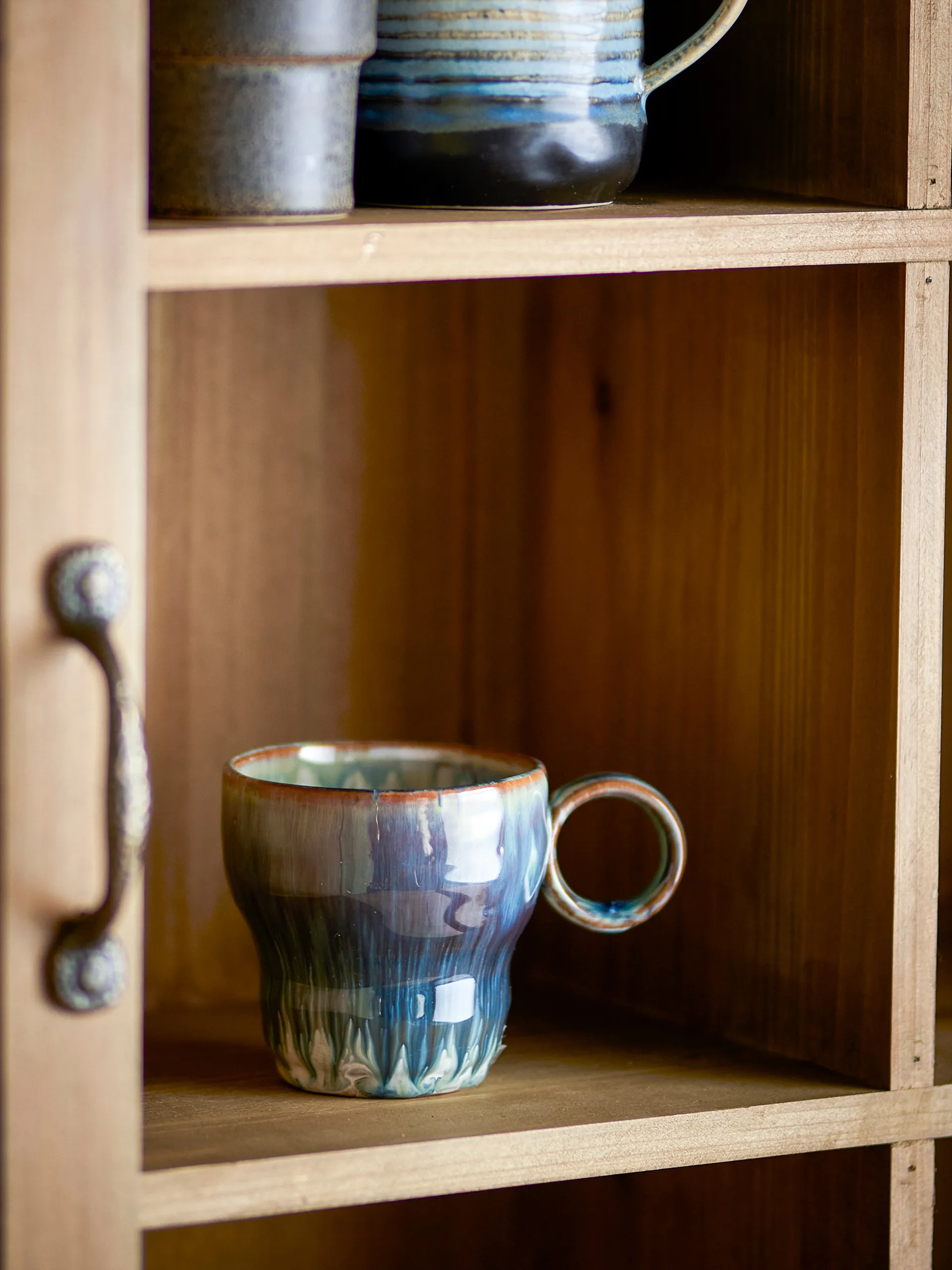 Taza Nigel, pack de 4, Azul Bloomingville