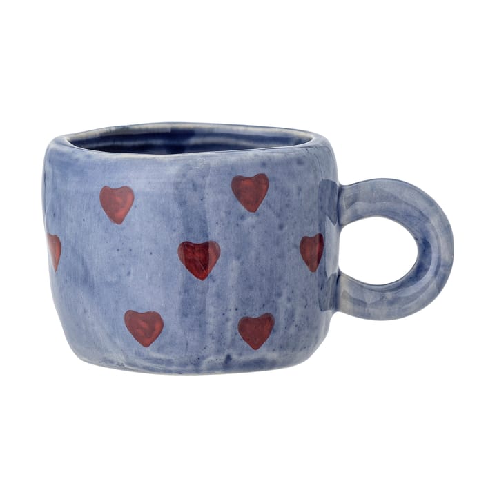 Taza Nini 11,5 cl - Corazones azules - Bloomingville