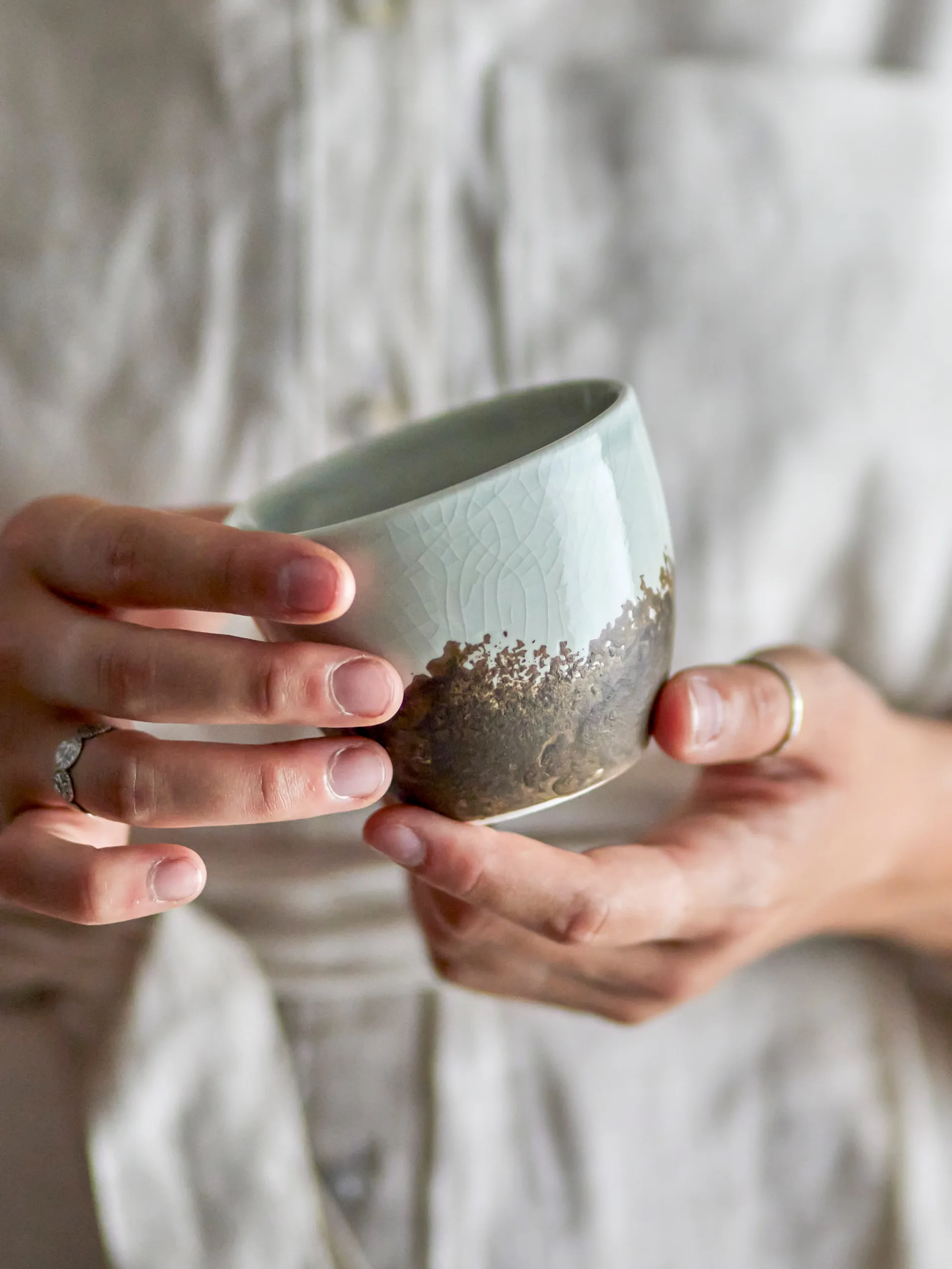 Taza Paula 19,5 cl, Grey-brown Bloomingville