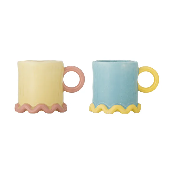 Taza Polly - Multi, 2 piezas - Bloomingville
