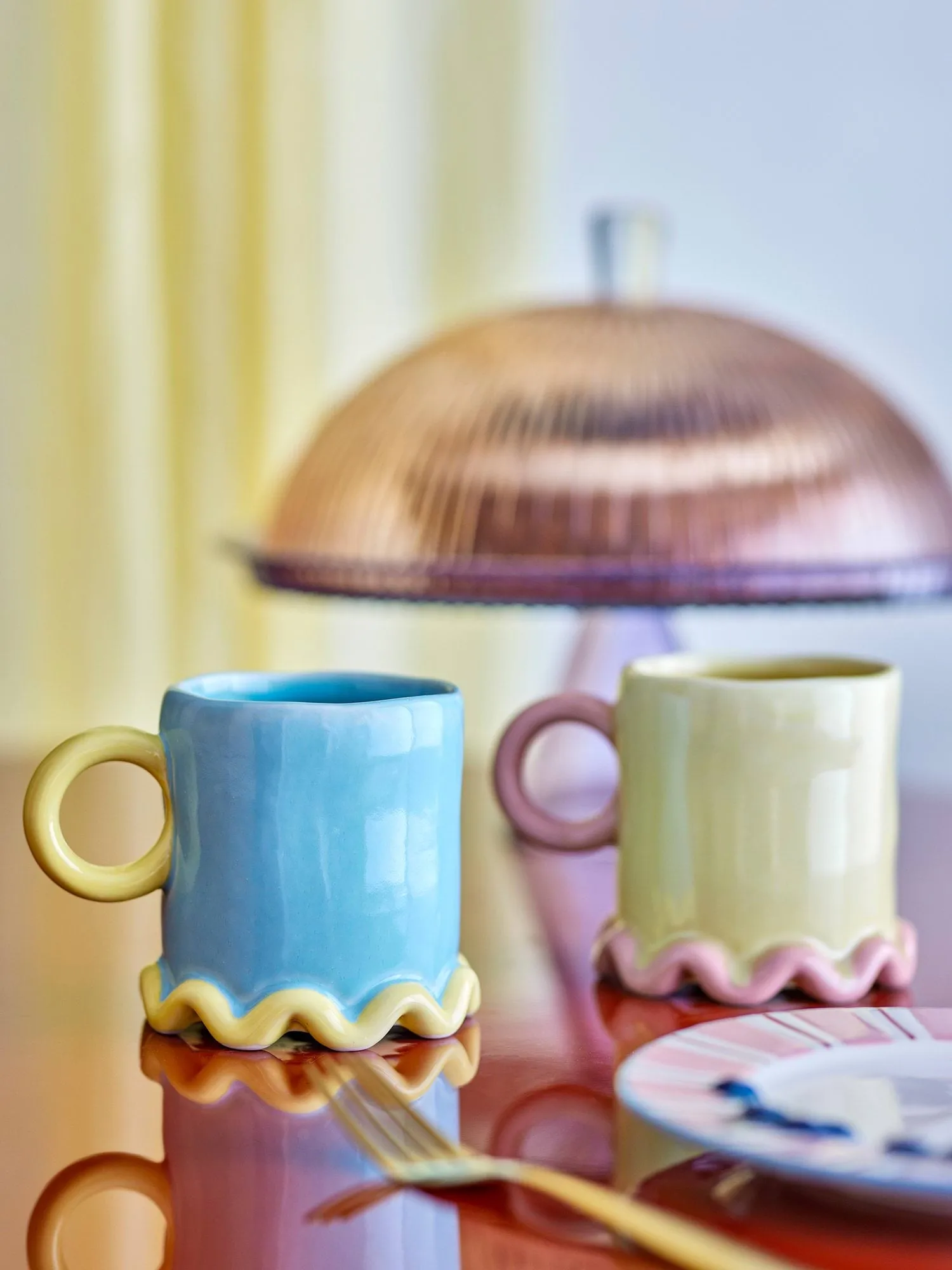 Taza Polly, Multi, 2 piezas Bloomingville