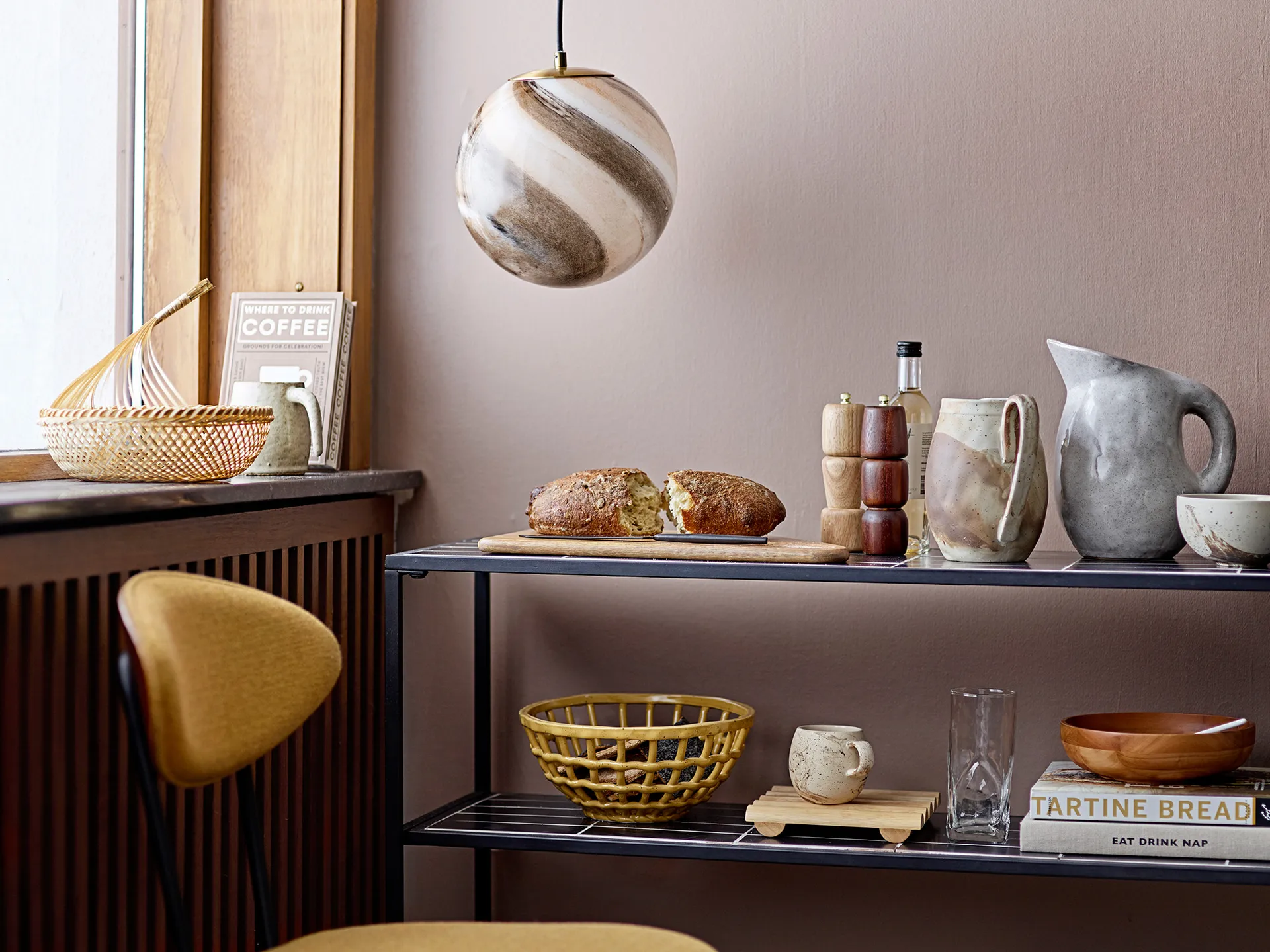 Taza Stacey 25 cl, marrón Bloomingville