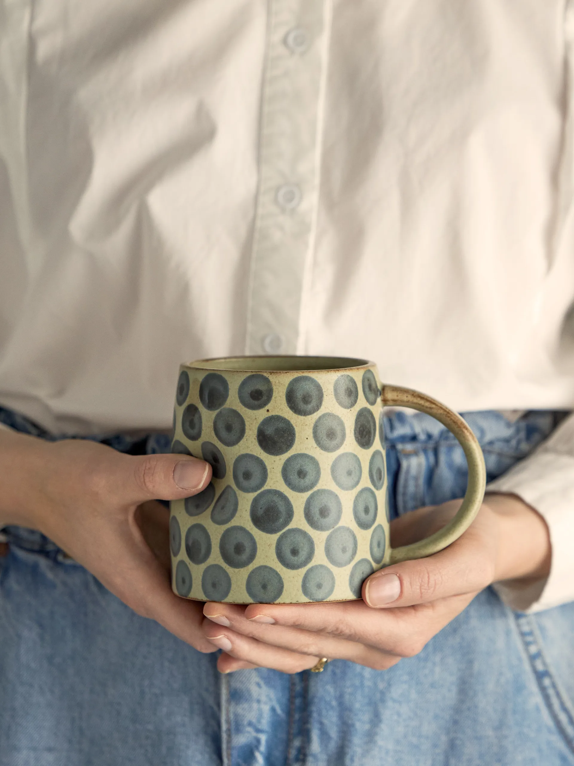 Taza Tinni 47 cl, azul Bloomingville