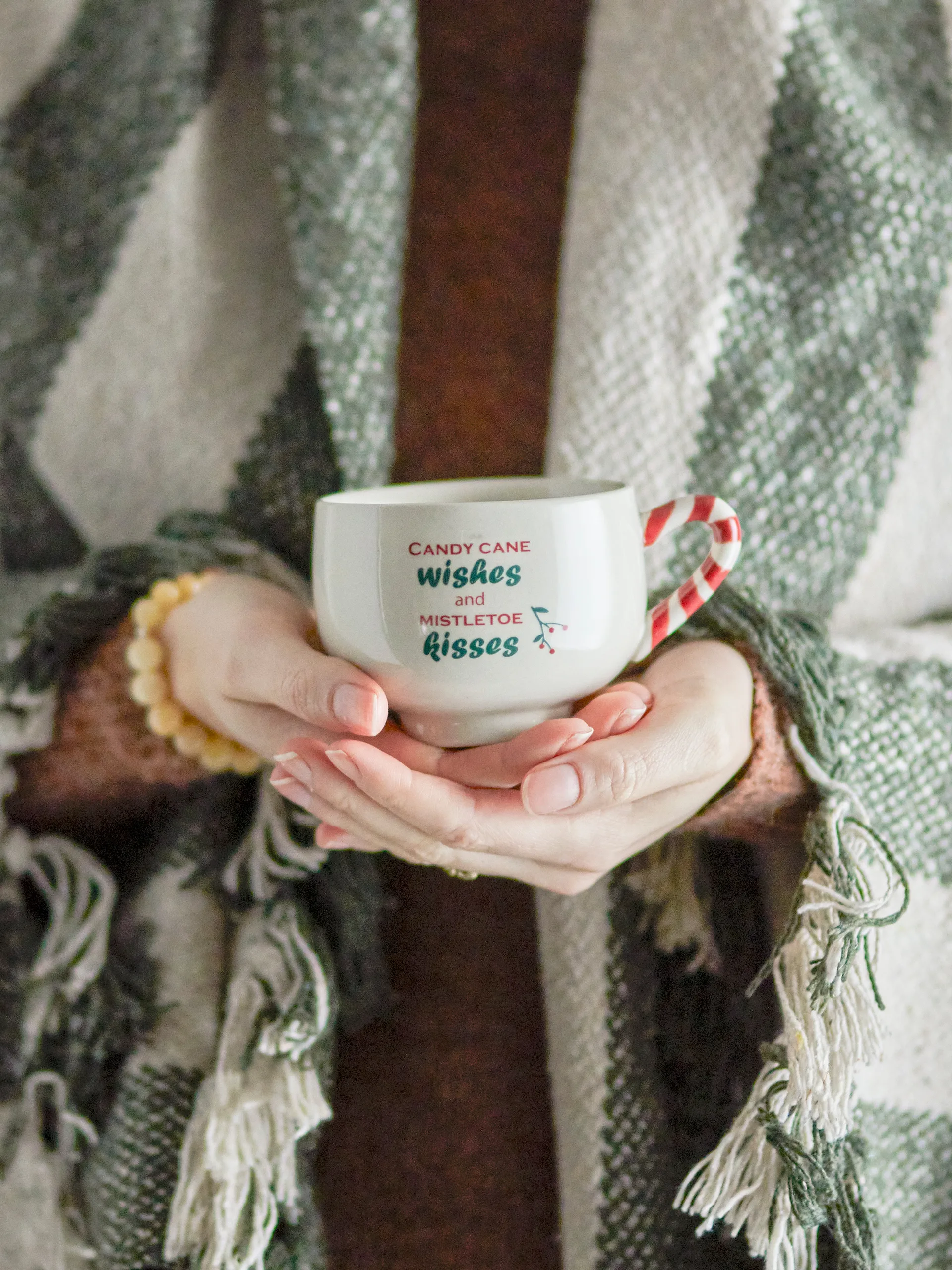 Taza Treats 25 cl, Candy cane wishes Bloomingville