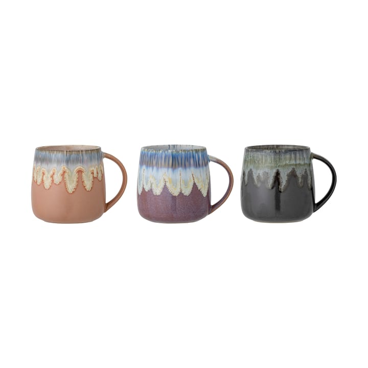 Tazas Cloe 38 cl 3 piezas, Multi Bloomingville