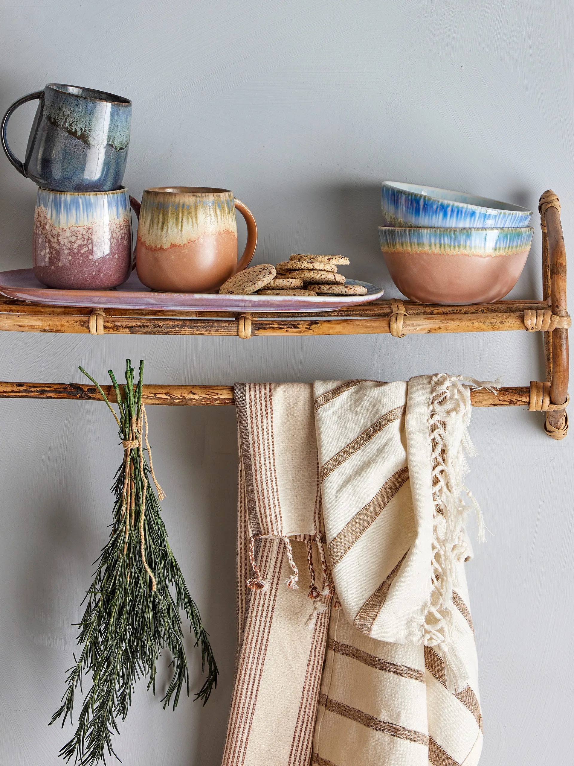 Tazas Cloe 38 cl 3 piezas, Multi Bloomingville