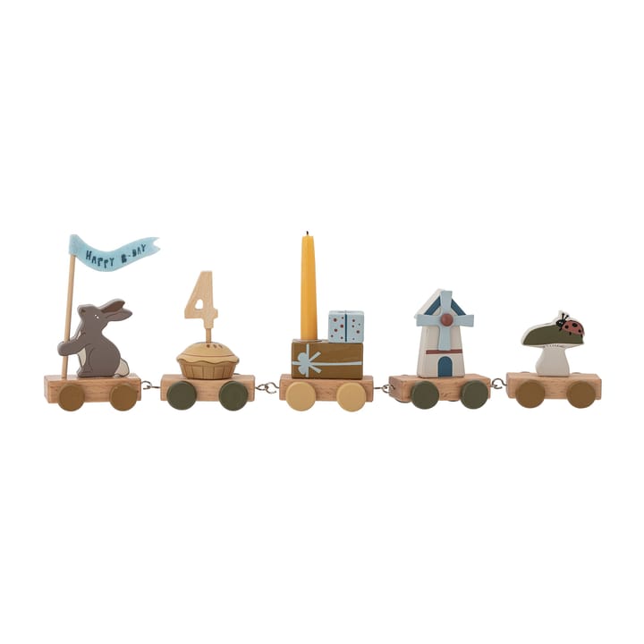 Tren de cumpleaños Alfi 39 cm - marrón - Bloomingville