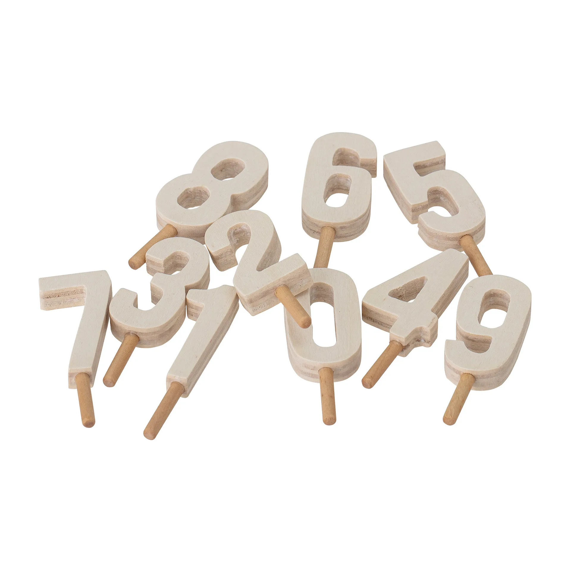 Tren de cumpleaños Alfi 39 cm, marrón Bloomingville