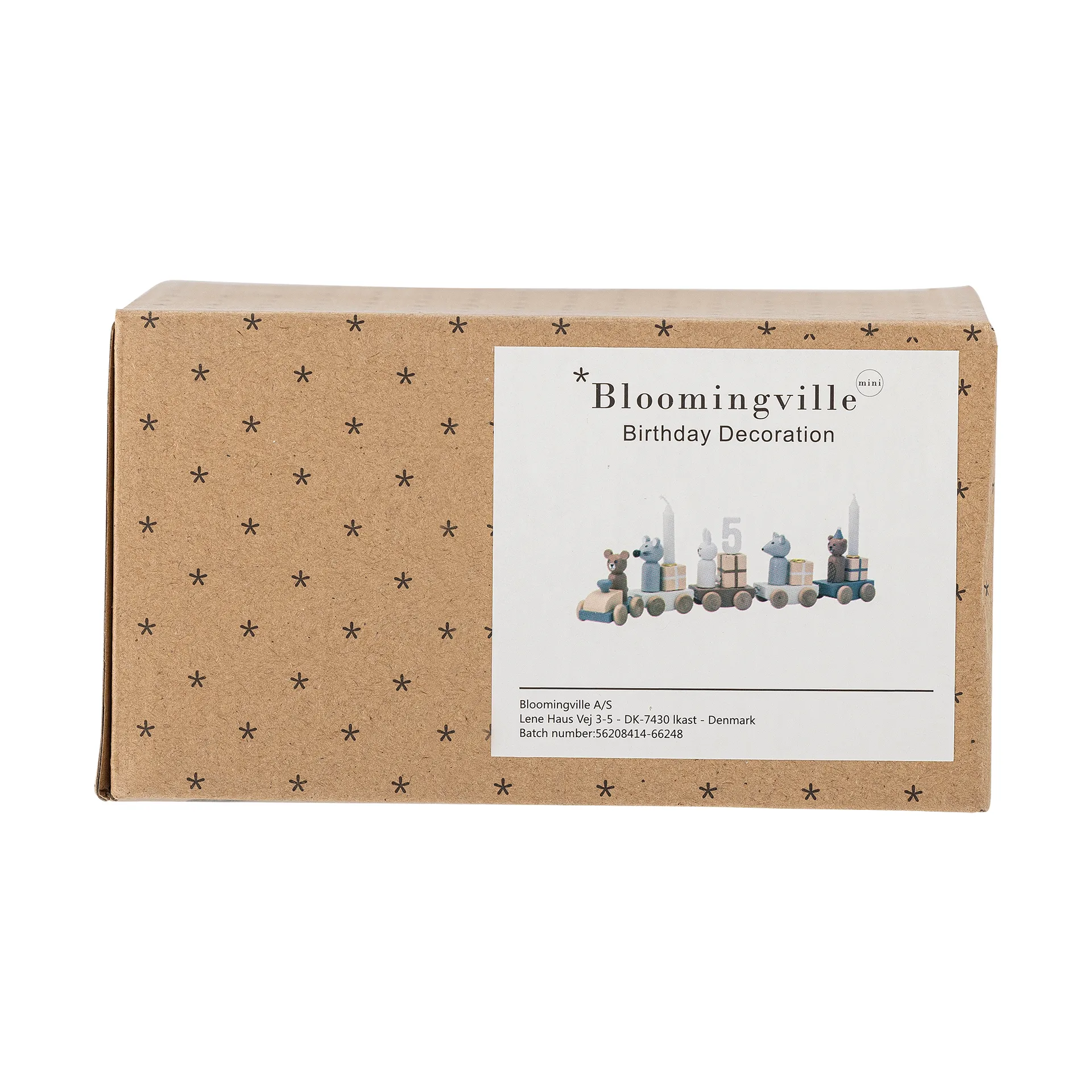 Tren de cumpleaños Junaid, Marrón Bloomingville