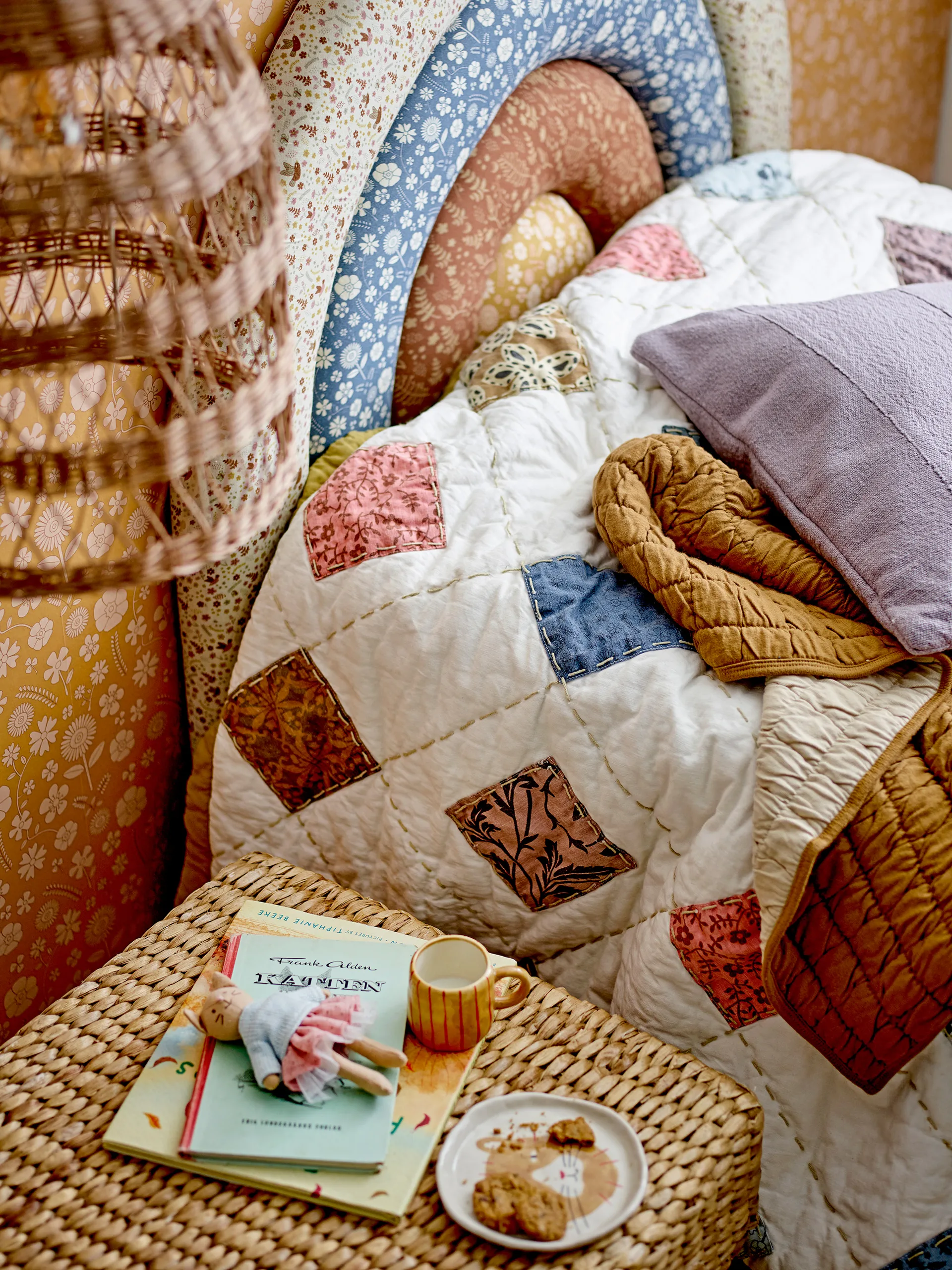 Vajilla infantil Kittie gres 3 piezas, gato Bloomingville