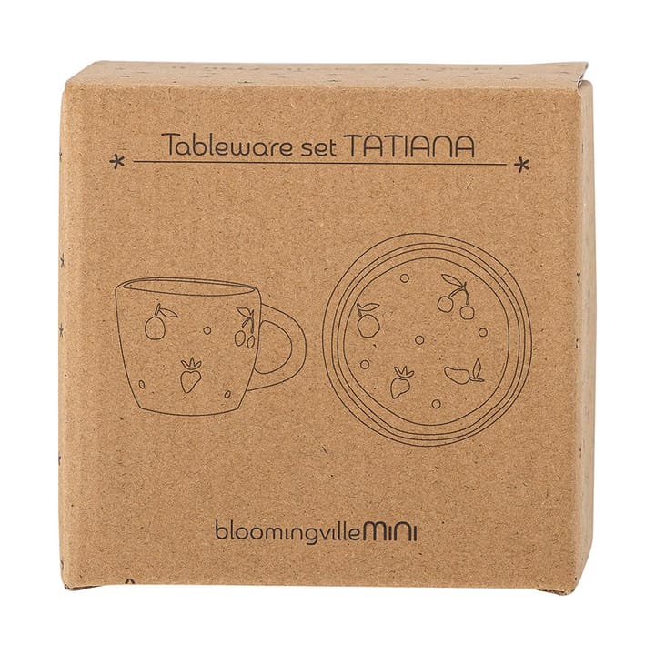 Vajilla Tatiana 2 piezas, Blanco Bloomingville