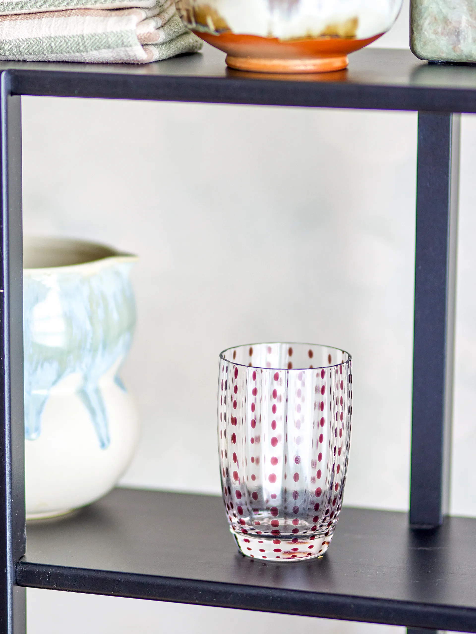 Vaso Brinley, pack de 4, Marrón Bloomingville