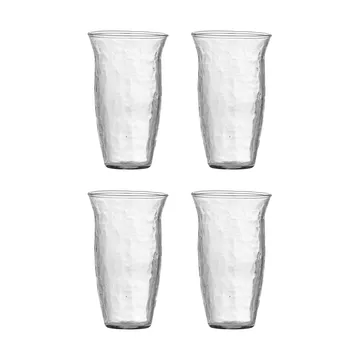 Vaso de bebida Asha, pack de 4 - Transparente - Bloomingville