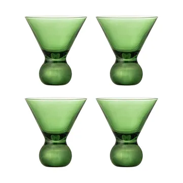 Vaso de cóctel Corliss, pack de 4 - Verde - Bloomingville