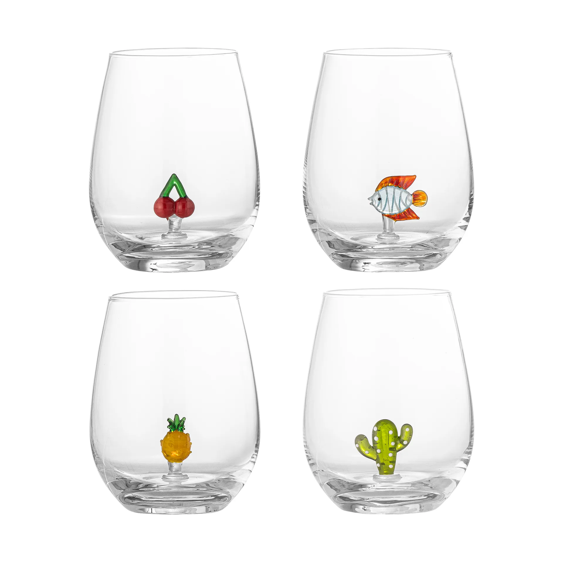 Vaso Misa 56 cl 4 piezas, Clear Bloomingville