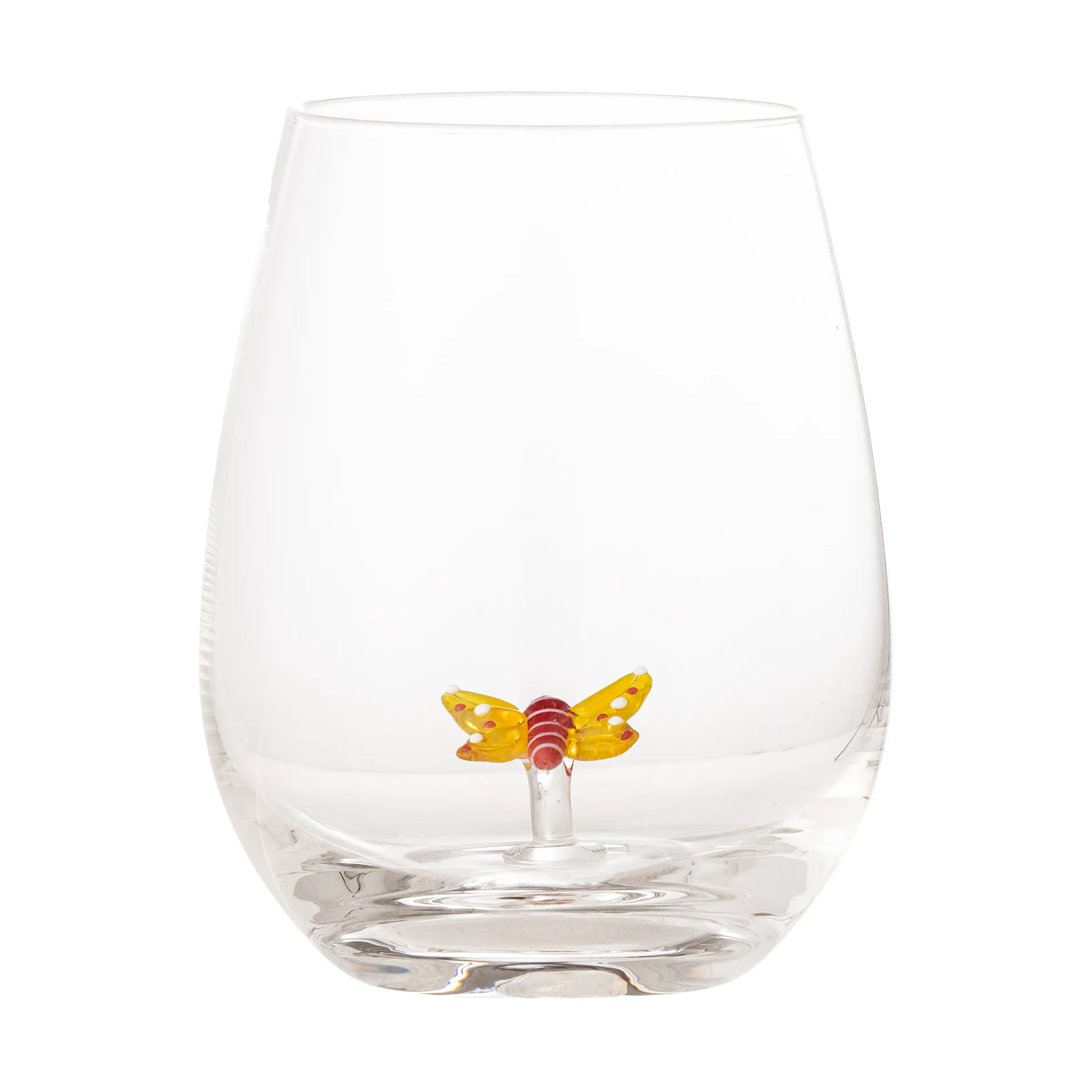 Vaso Misa 56 cl, Clear-butterfly Bloomingville