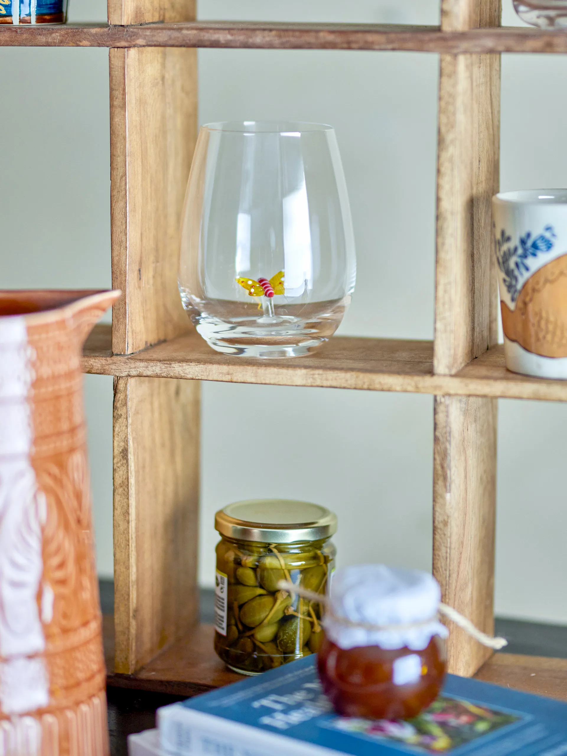 Vaso Misa 56 cl, Clear-butterfly Bloomingville