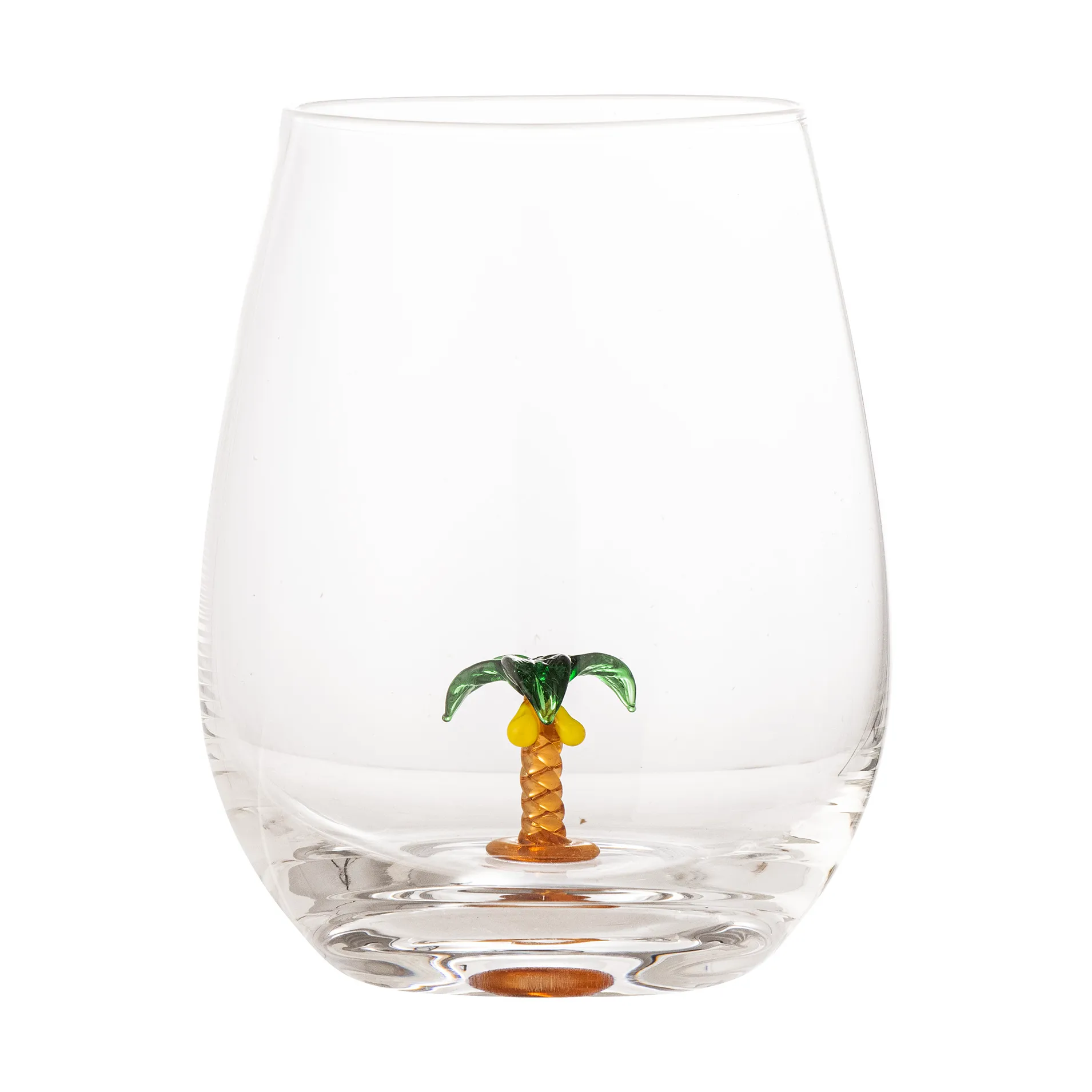 Vaso Misa 56 cl, Clear-palm tree Bloomingville
