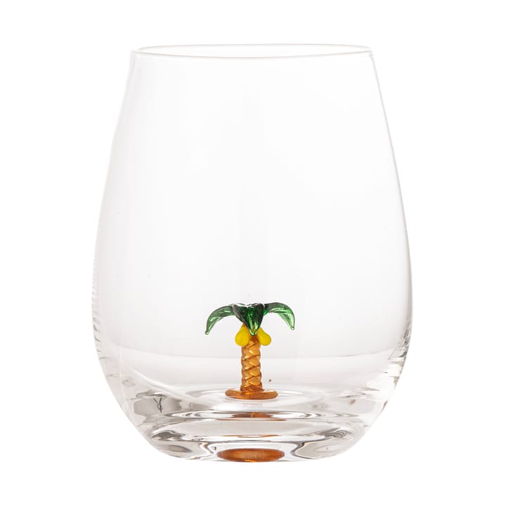 Vaso Misa 56 cl - Clear-palm tree - Bloomingville