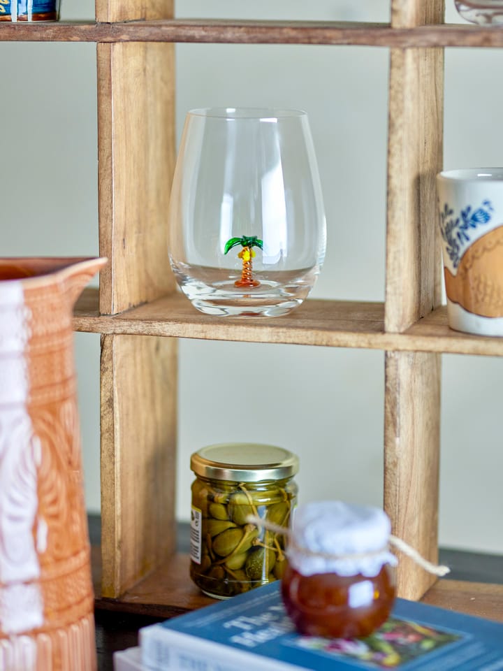 Vaso Misa 56 cl, Clear-palm tree Bloomingville