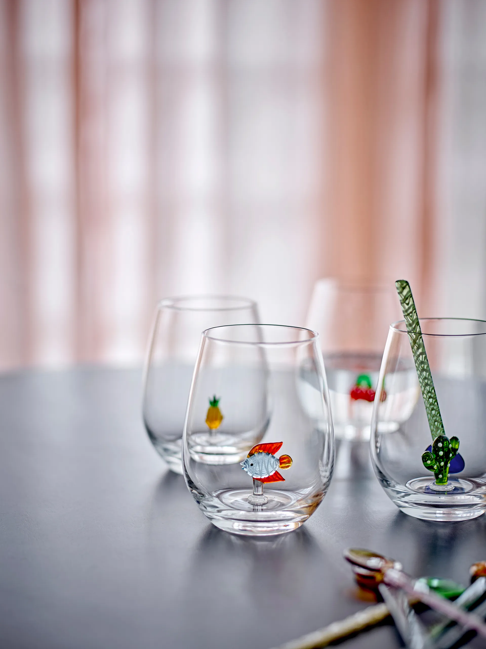 Vaso Misa 56 cl, Clear-pineapple Bloomingville