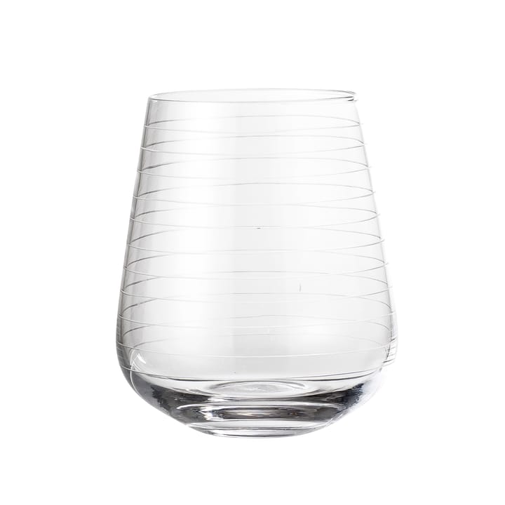Vaso para beber Bloomingville en cono - vidrio transparente - Bloomingville