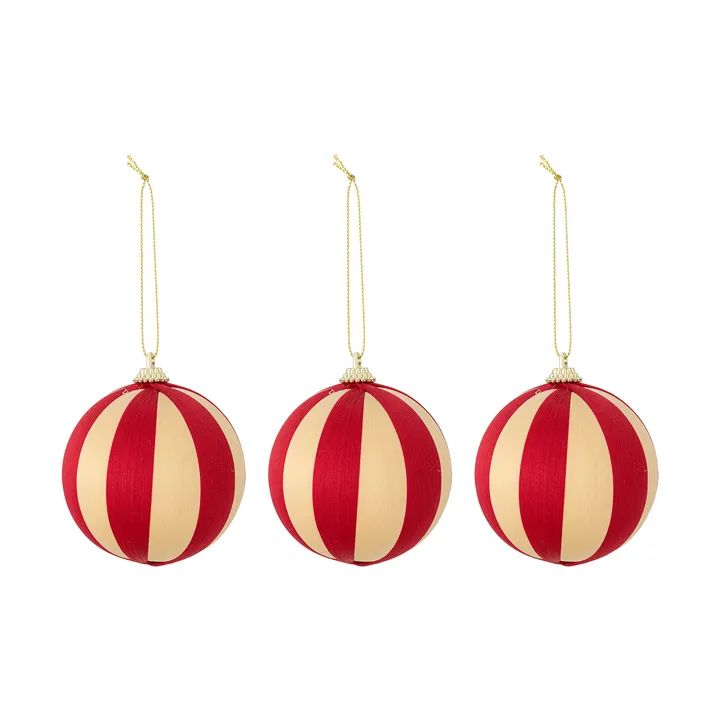 Wynn julkula - Rojo, 3-pack, Ø8 cm - Bloomingville
