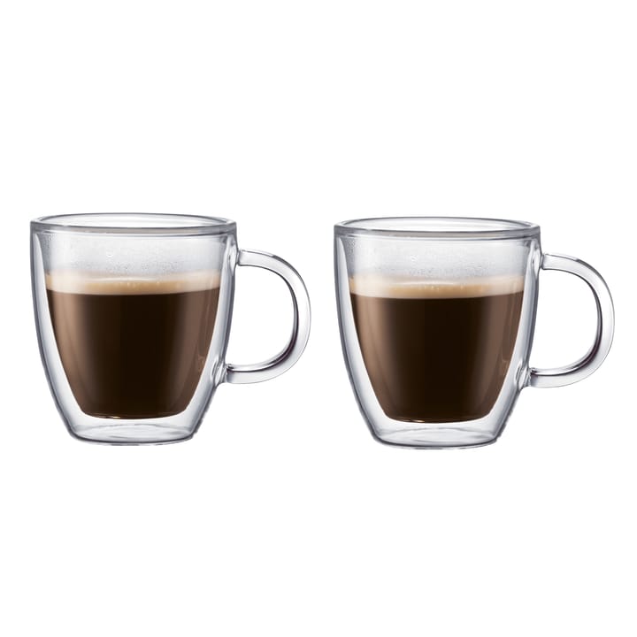 2 Vasos térmicos con asa Bistro - 0,3 L - Bodum