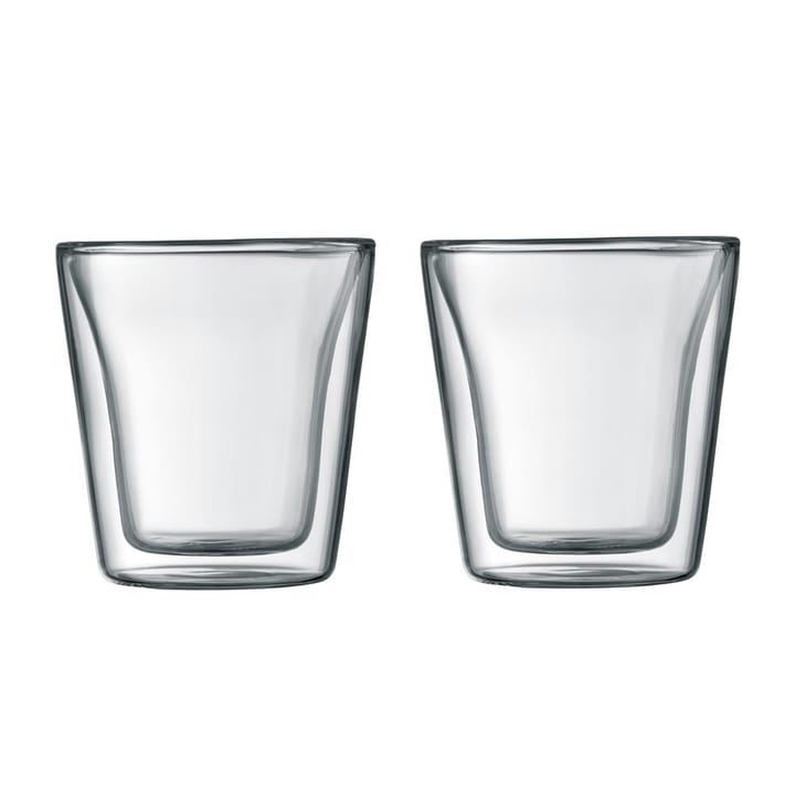 2 Vasos térmicos doble pared Canteen - 0,1 L - Bodum