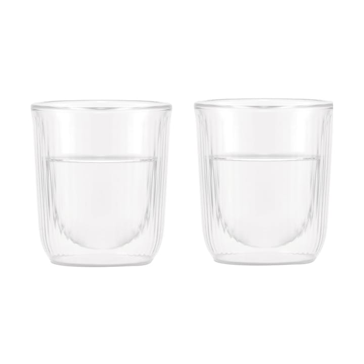 2 Vasos térmicos doble pared Douro 14,5 cl, Transparente Bodum