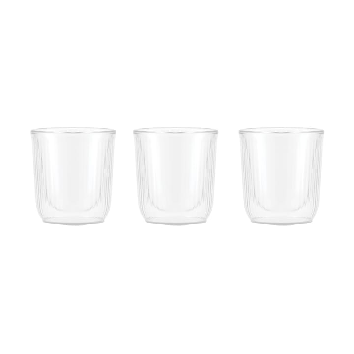 2 Vasos térmicos doble pared Douro 6 cl - Transparente-bambú - Bodum