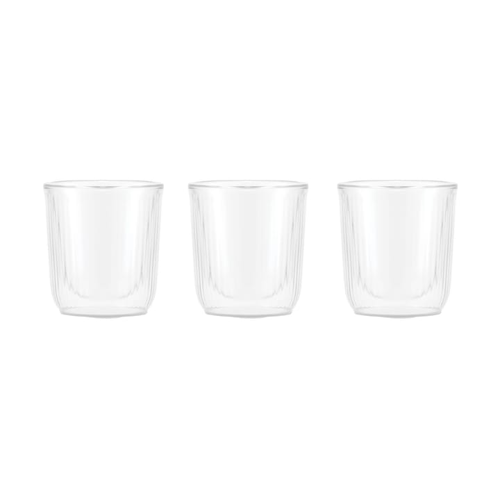 2 Vasos térmicos doble pared Douro 6 cl - Transparente-bambú - Bodum