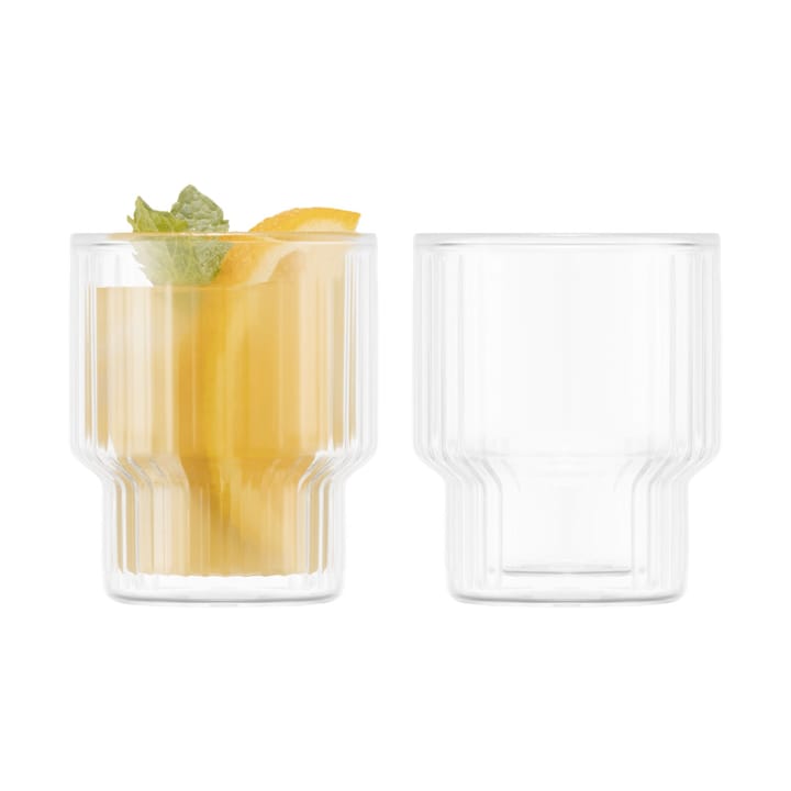 2 Vasos térmicos doble pared Navalia 15 cl - Transparente - Bodum