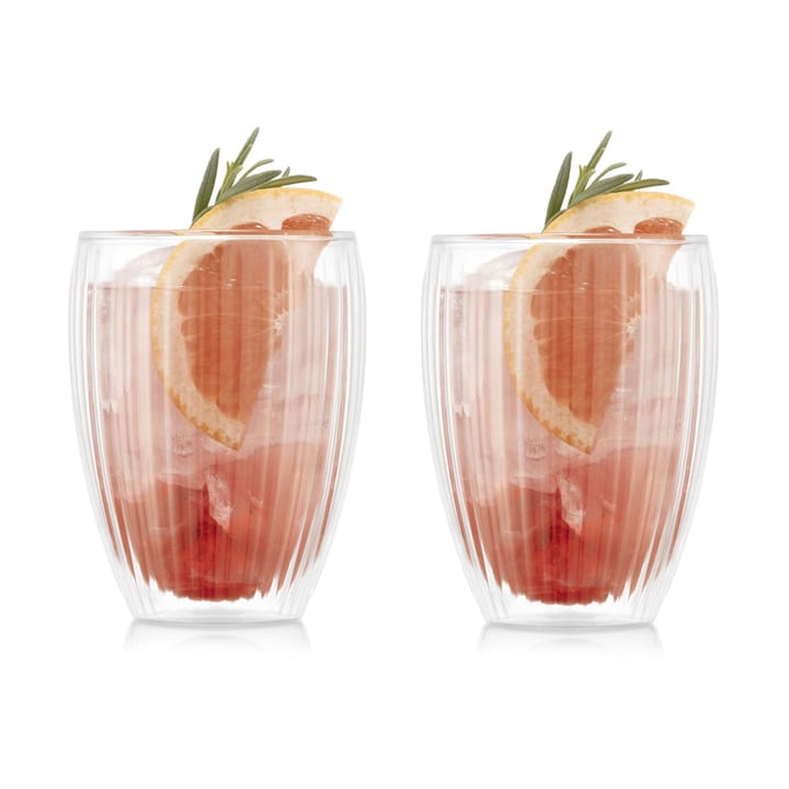 2 Vasos térmicos doble pared Pavina 32 cl - Transparente - Bodum