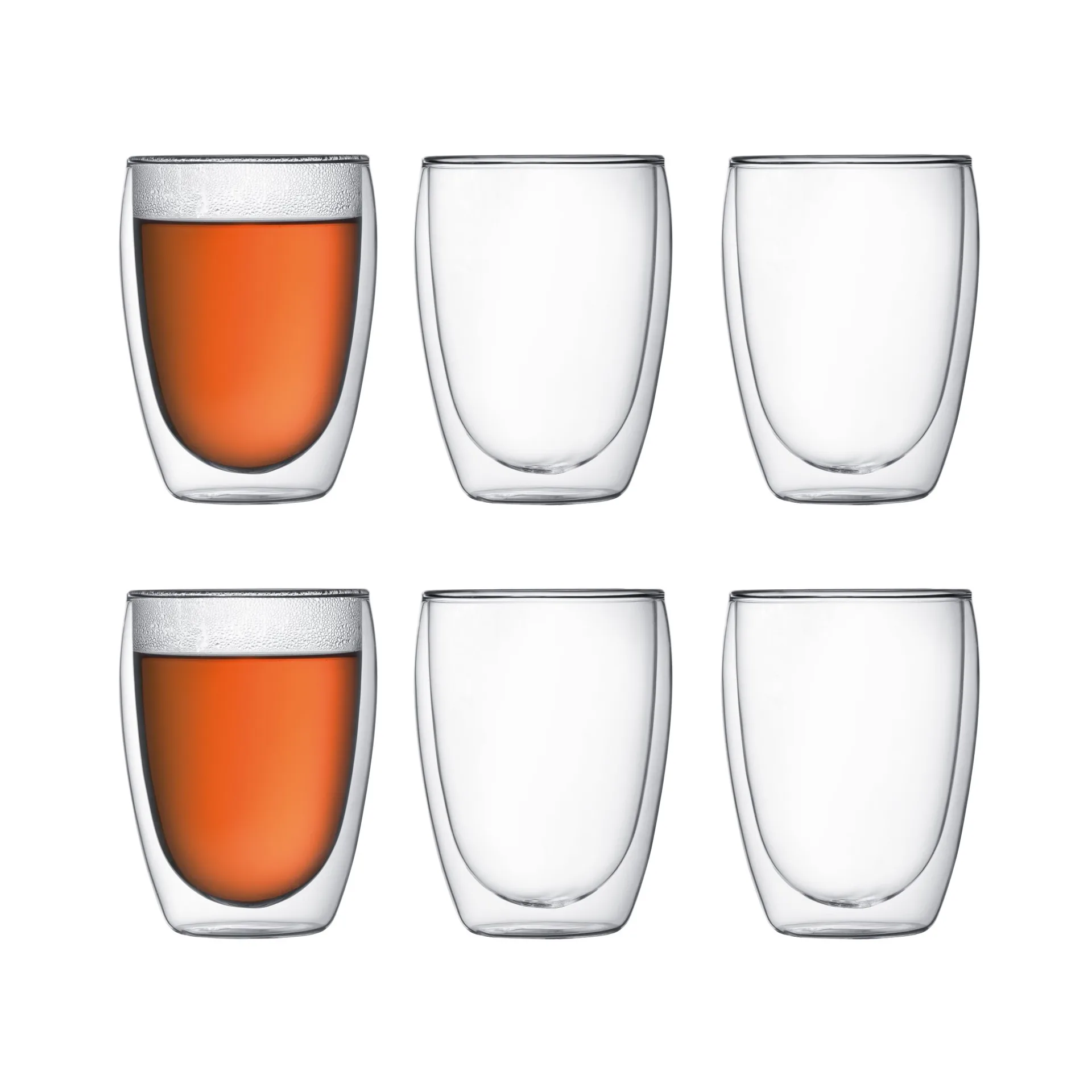 6 Vasos térmicos doble pared Pavina, 35 cl Bodum
